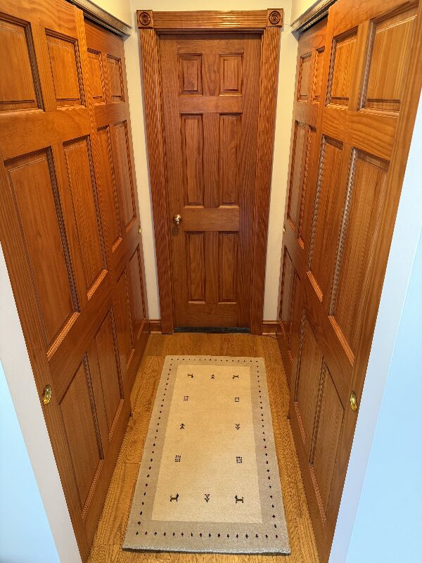 I was looking for a nice wool gabbeh for a small closet space. Perfect in size, quality and looks. This is not my first purchase from Rug Source. I find their quality to be outstanding and their prices agreat. It will not be the last purchase either. Shipping is very fast every time also.